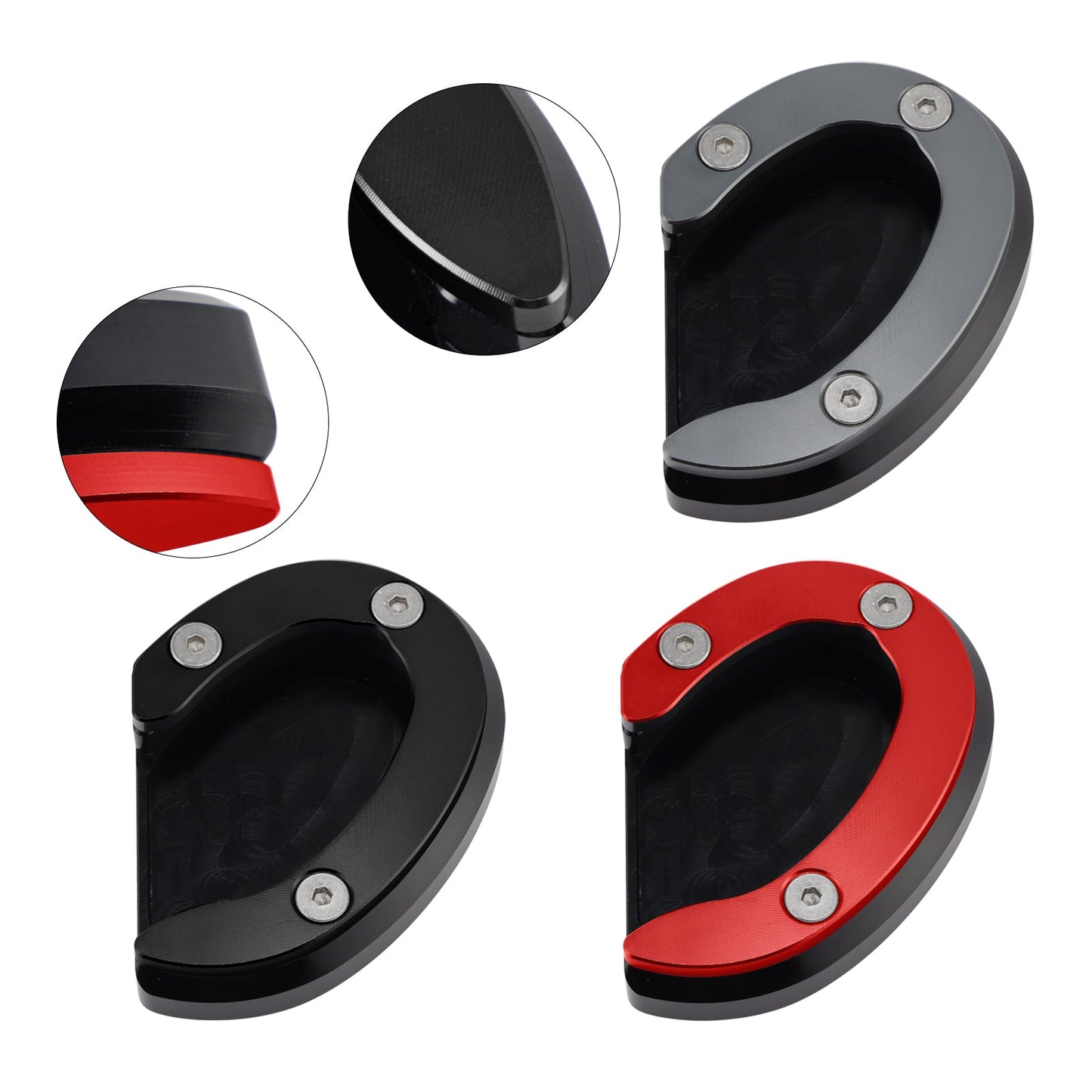 Piastra di estensione del cavalletto adatta per Bonneville Bobber T100 T120 2018-2020