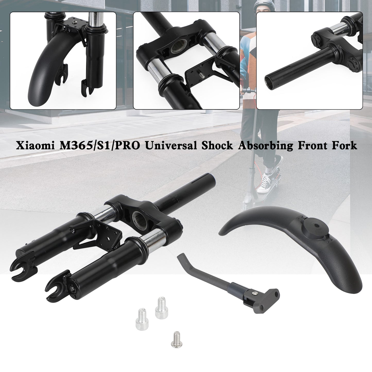 Kit ammortizzatore idraulico Ammortizzatore forcella anteriore per scooter Xiaomi M365/PRO/1S