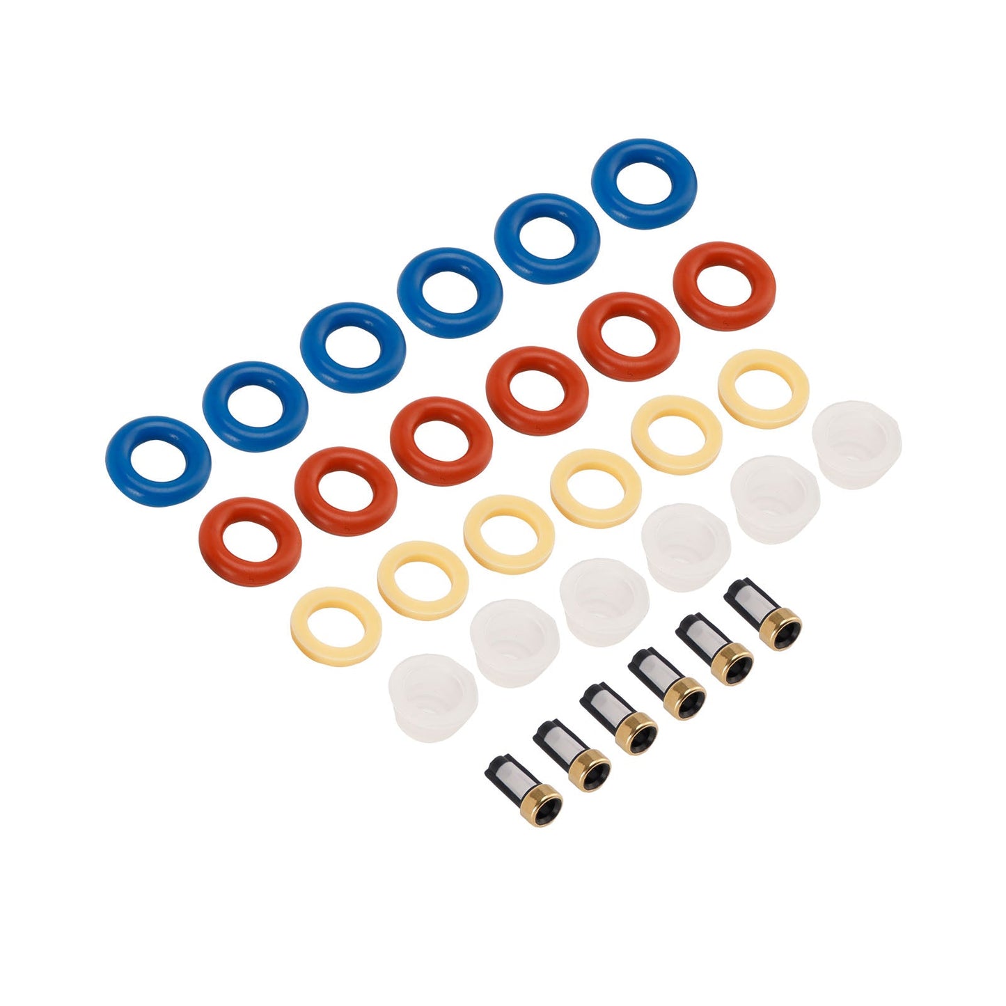 Guarnizione O-ring per iniettore di carburante 0280150947 compatibile con Ford Aerostar 86-87 e Mustang 1987-1993