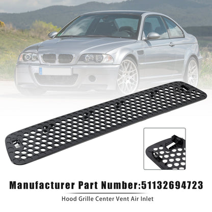 Presa d'aria centrale per griglia cofano BMW E46 M3 2001-2006 51132694723