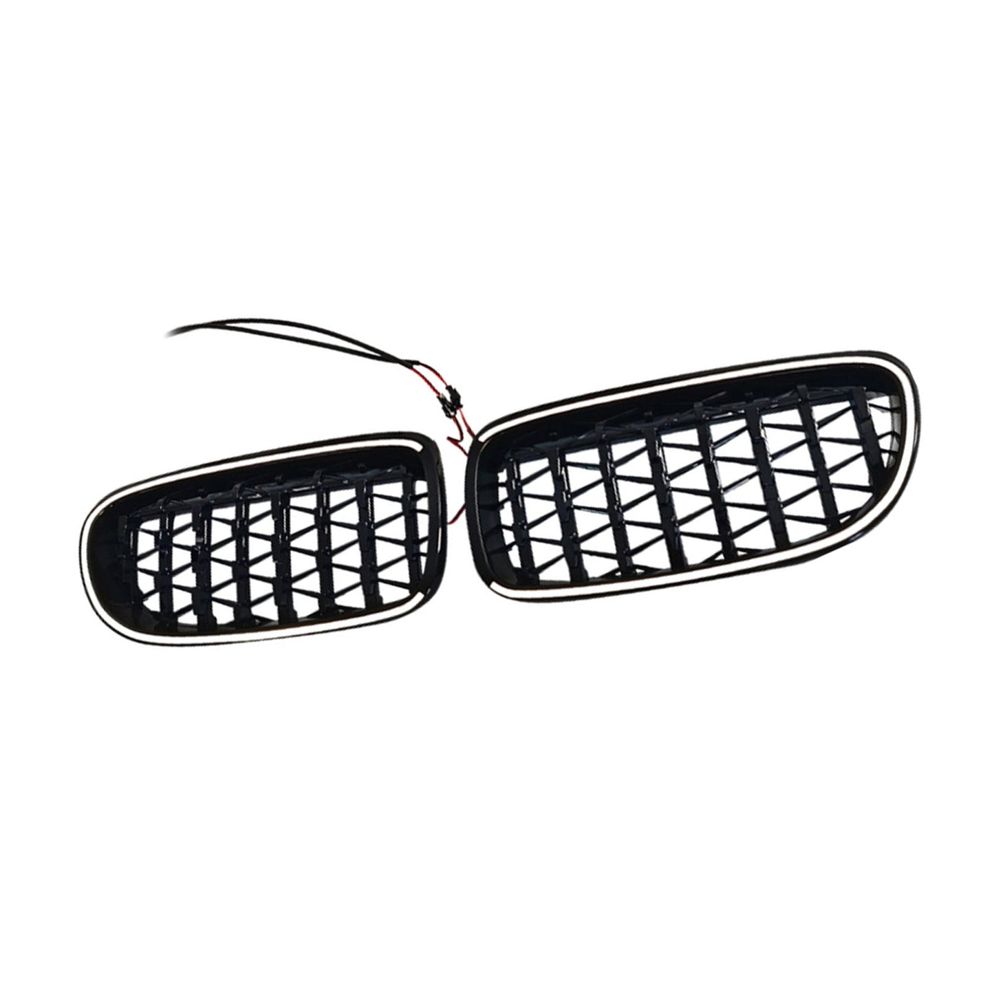 Griglia anteriore a doppio rene a diamante per BMW Serie 3 E90/E91 LCI 2009-2011