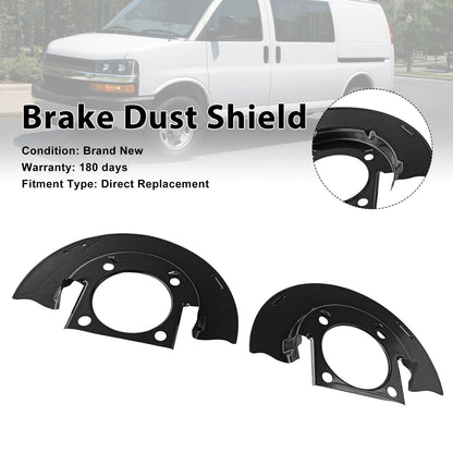 Protezione antipolvere per freno anteriore 25846355 compatibile con Chevy Silverado 2500 1999-2024 947-073