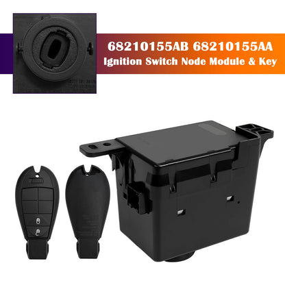 Modulo di nodo interruttore di accensione Dodge Journey 2008-2010 e chiave 68210155AB 68210155AA 5026872AD