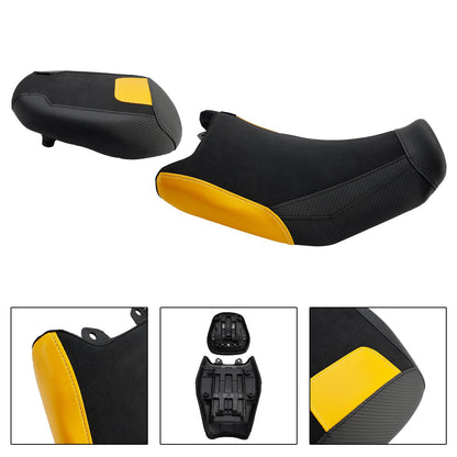 Cuscino inferiore per sella conducente e passeggero Suzuki V-Strom250Sx 2024-2025, colore giallo.