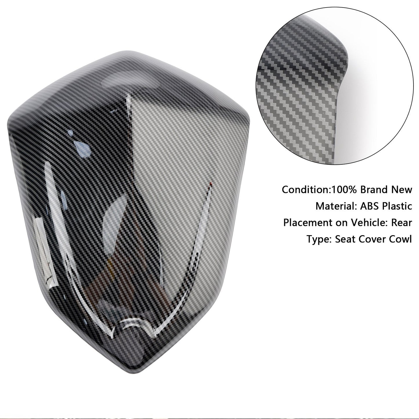 Copertura carenatura posteriore sedile posteriore Kawasaki Z1000 2007-2009
