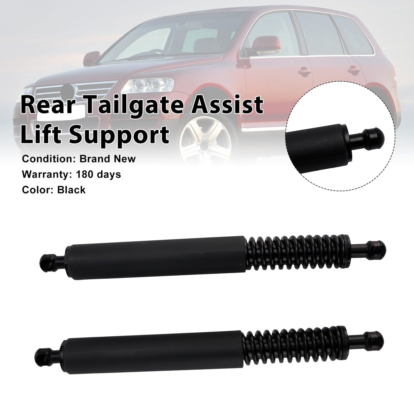 Supporto ammortizzatore per portellone posteriore adatto per VW Touareg 7LA 7L6 7L7 02-05