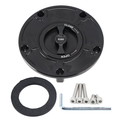 Tappo serbatoio carburante CNC nero senza chiave per CFMoto 300 450 SS NK 700CL-X 800 NK 22-25
