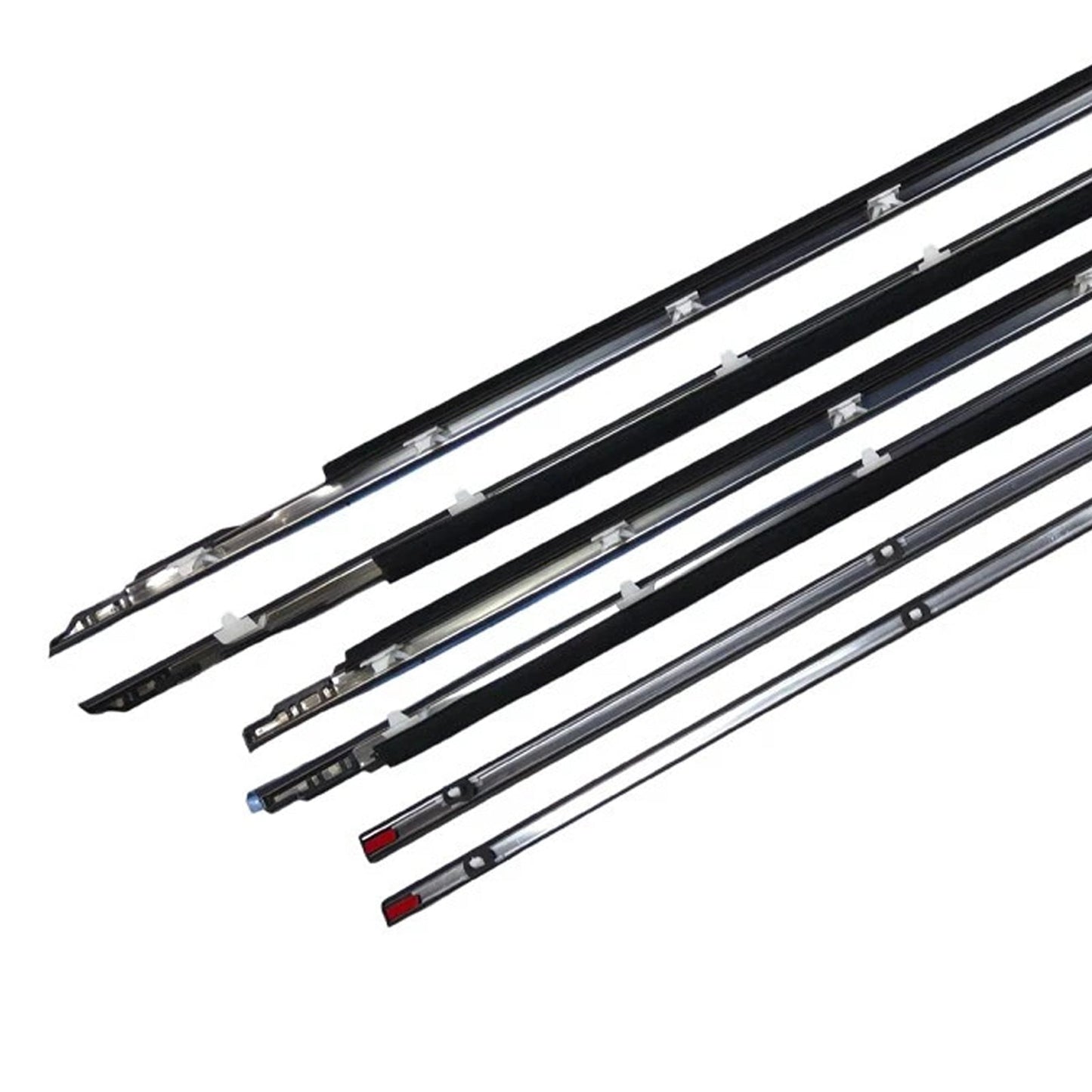 6 pezzi di modanatura per cintura porta adatta per Toyota Land Cruiser serie 80 1991-1997