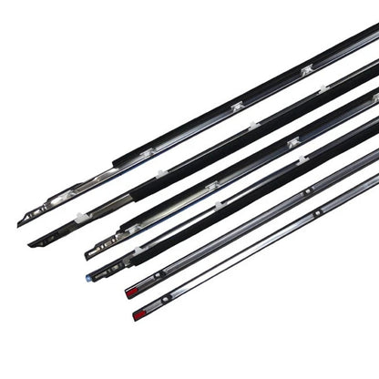 6 pezzi di modanatura per cintura porta adatta per Toyota Land Cruiser serie 80 1991-1997
