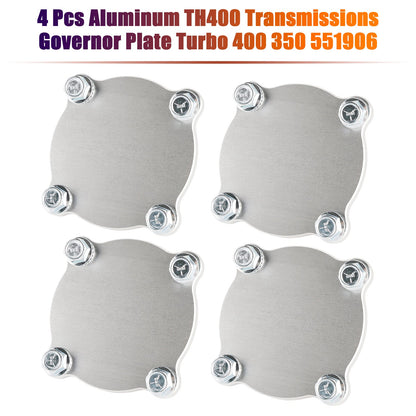 4 pezzi Piastra regolatore trasmissioni TH400 in alluminio Turbo 400 350 551906