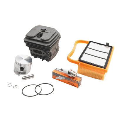 Kit di manutenzione cilindro pistone Stihl TS410 TS420 con filtro aria 4238 020 1202