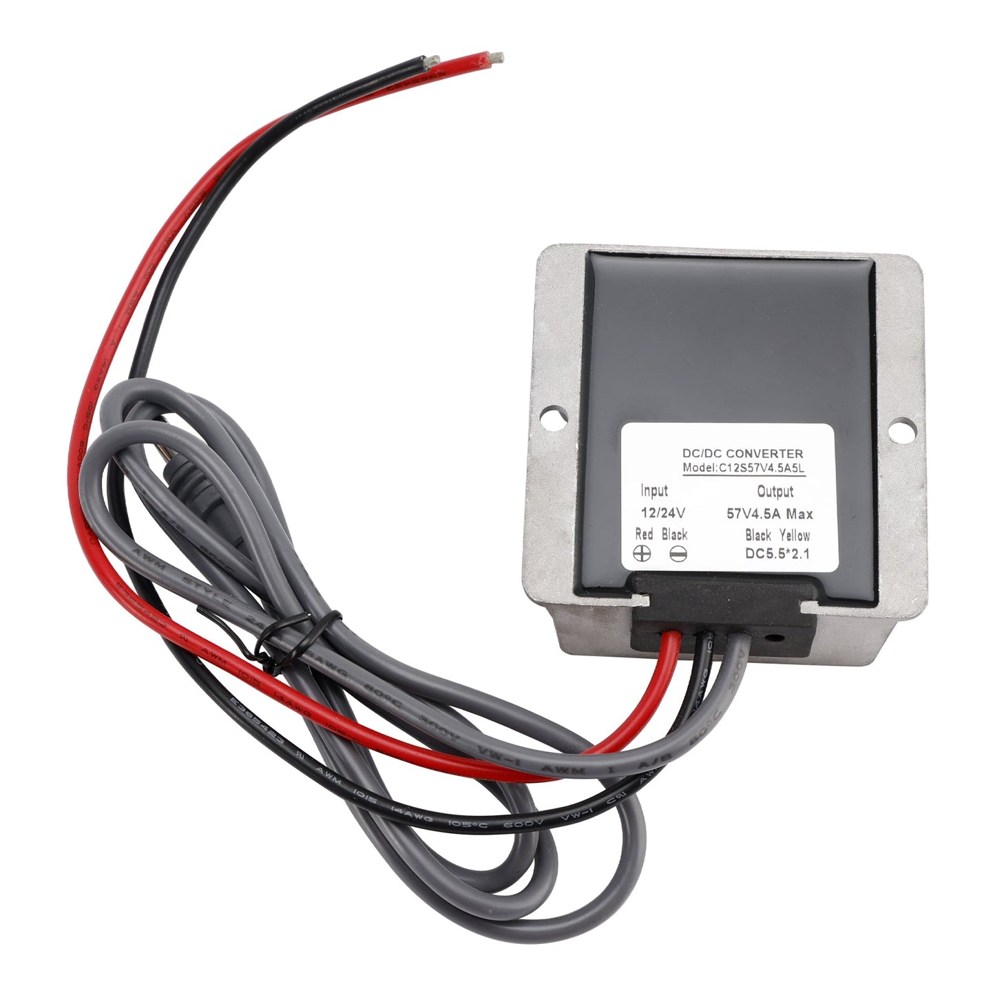 Mini adattatore 12V convertitore step-up CC 12V/24V a 57V 4,5A 256W Smart Boost