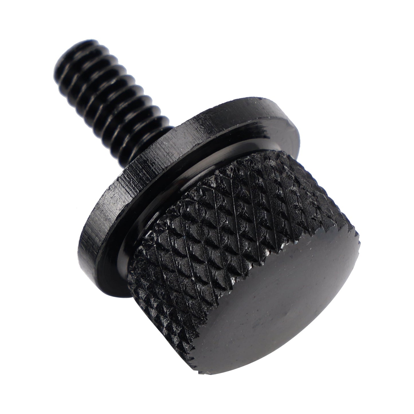 Kit di rilascio piastra bullone sella nero da 1/4""-20 per Touring Softail Dyna 96-23