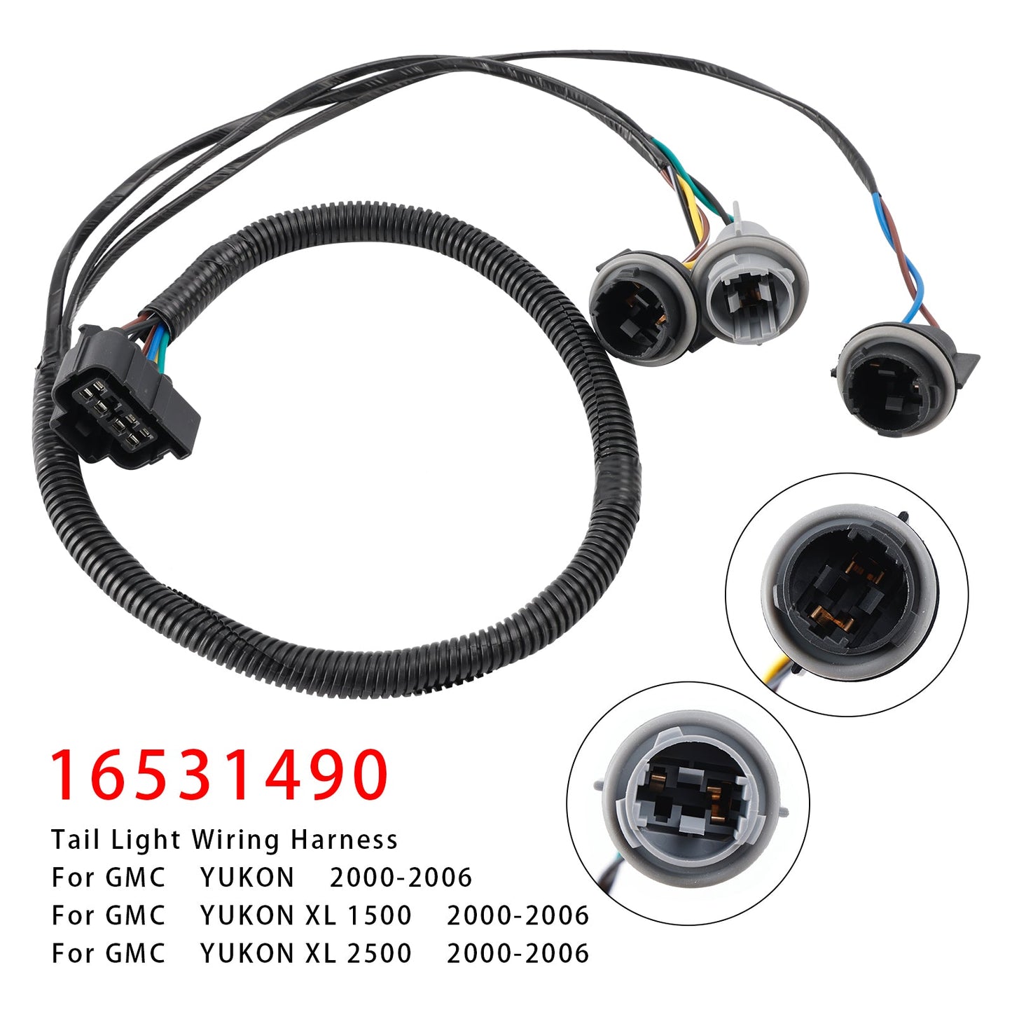 Cablaggio fanale posteriore 16531490 per Cadillac Escalade Chevrolet Suburban 1500