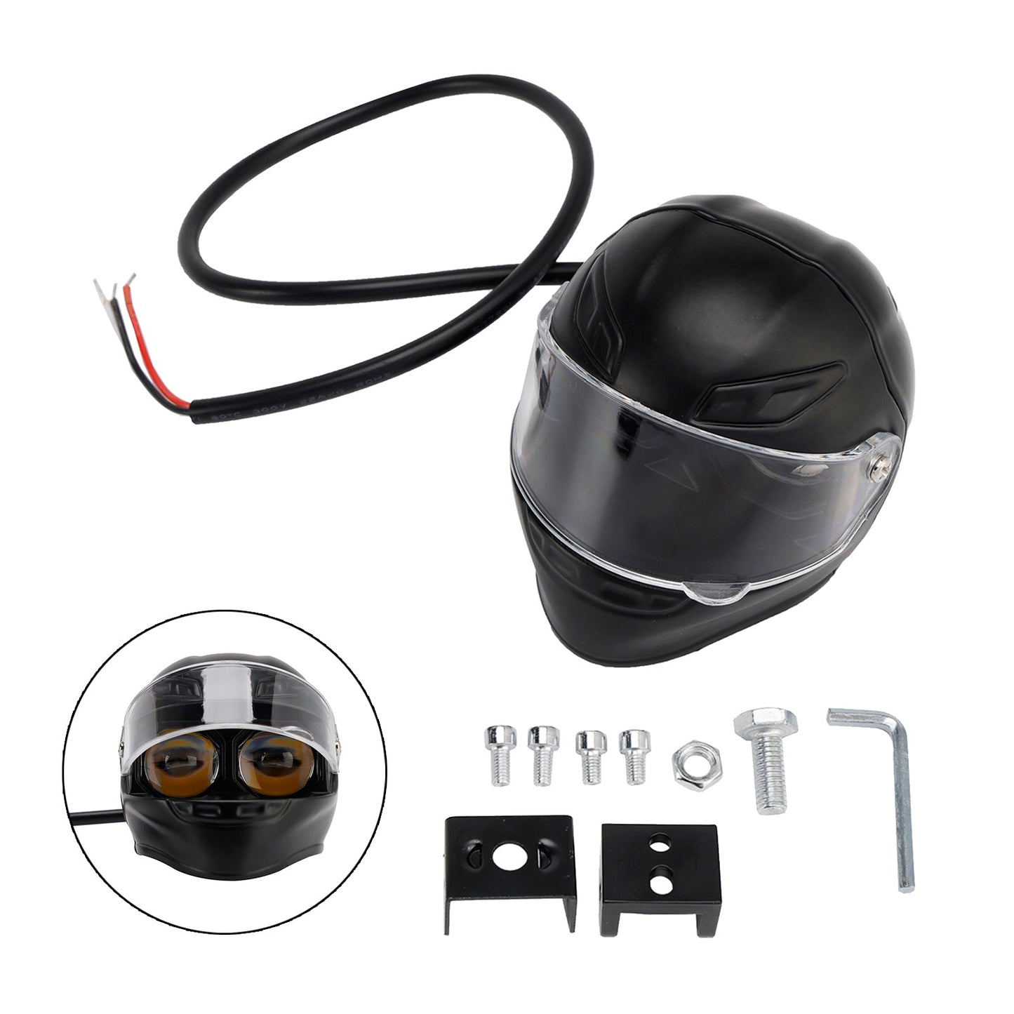 Faro anteriore impermeabile luminoso da 20 W a LED per scooter elettrico da 2000 lm per moto