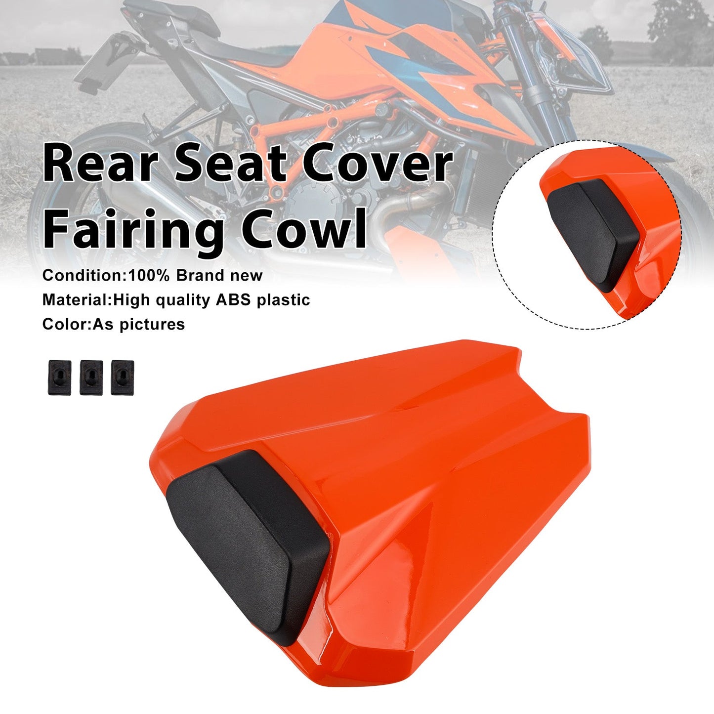 2020-2023 Per 1290 Super Duke R Copertura sedile posteriore cupolino