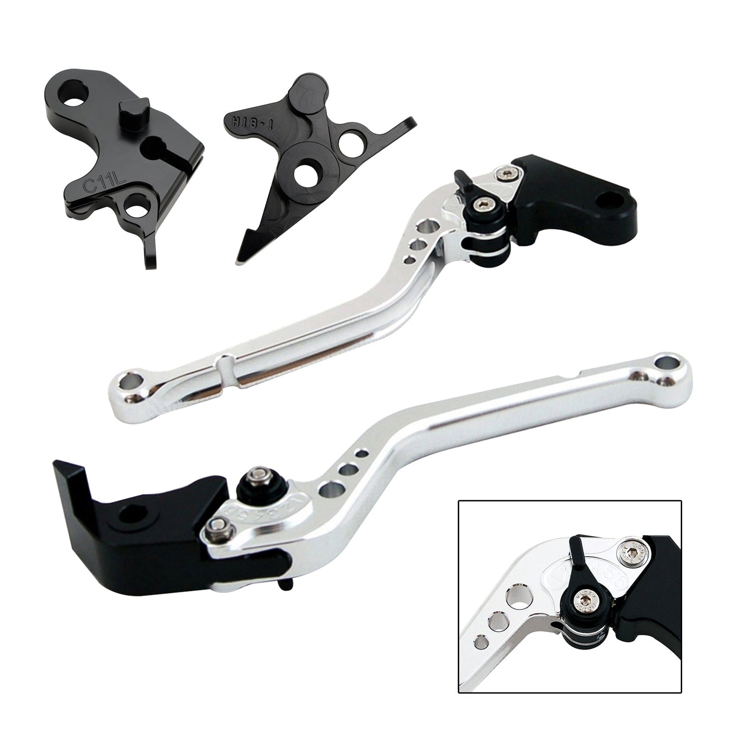 Leva frizione freno lunga adatta per HONDA CRF1100L Africa Twin 2020-2021