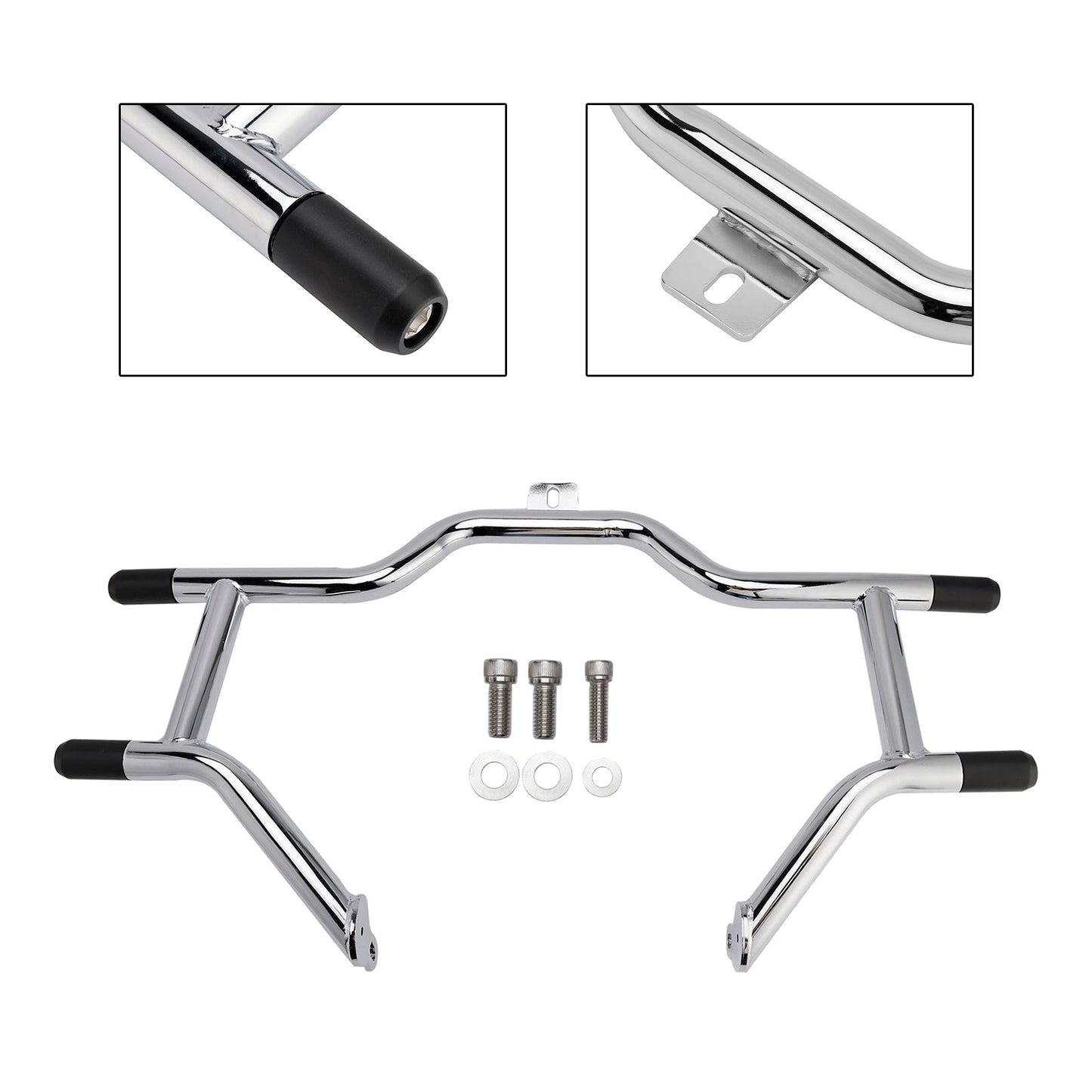 Kit di protezione motore paraurti carenatura supporto barra di protezione adatto per CVO Road King nero