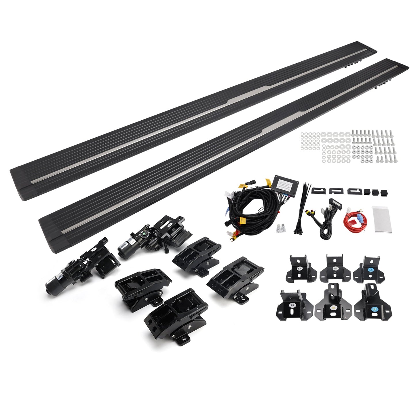Pedane elettriche per Ford Ranger T7/T8 2021 con luci LED per gradini per camion