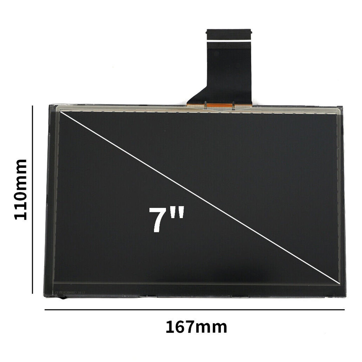 Navigazione radiofonica dello schermo di tocco dell'esposizione d'affissione a cristalli liquidi 7" della Jeep Compass 2017-2020 ACT3S5370FPC-A1-E