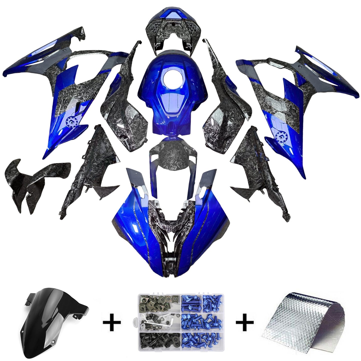 Kit carenatura iniezione BMW M1000RR S1000RR 2019-2022 Carrozzeria in plastica ABS