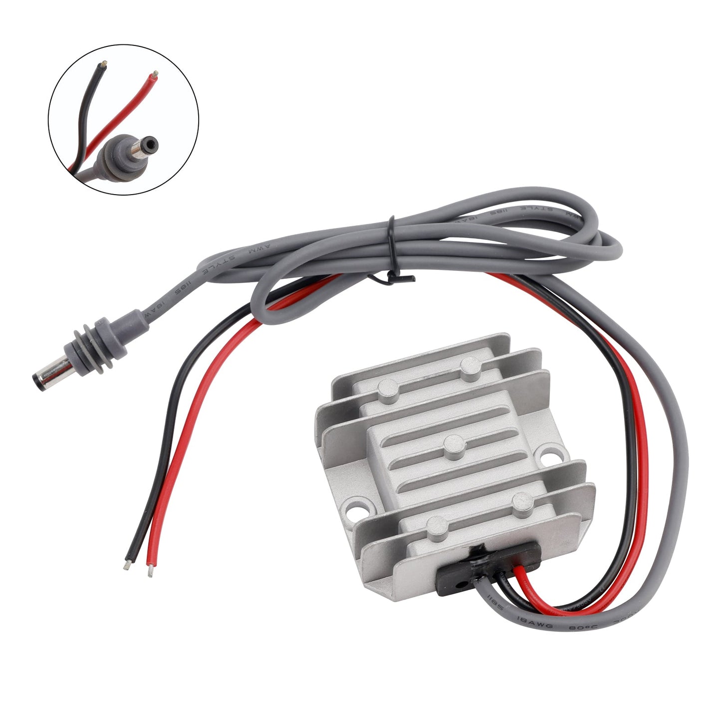 Mini convertitore di potenza step-up con cavo di alimentazione CC da 12 V/24 V a 30 V 3,5 A 105 W