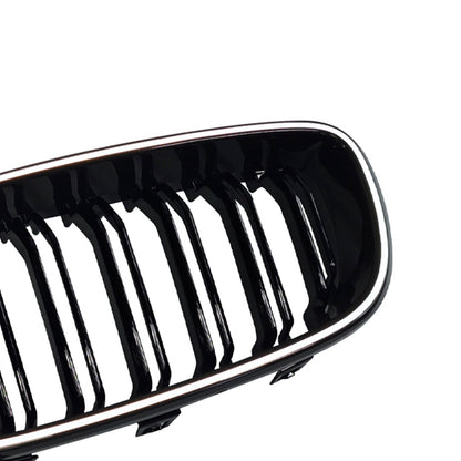 Griglia anteriore a doppia lamella nera lucida per BMW Serie 3 F34 GT (modelli 2013-2019).