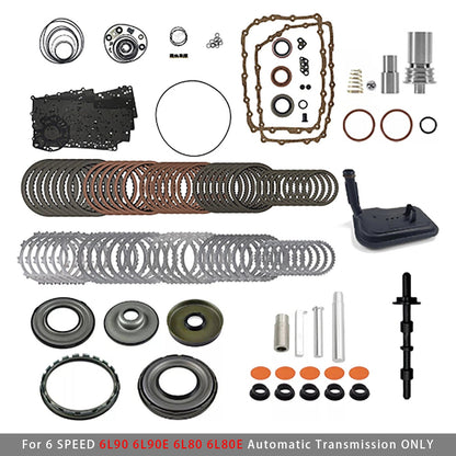 Kit completo di revisione per trasmissioni 6L90 6L90E 6L80 6L80E con pistoni, filtro e frizione.