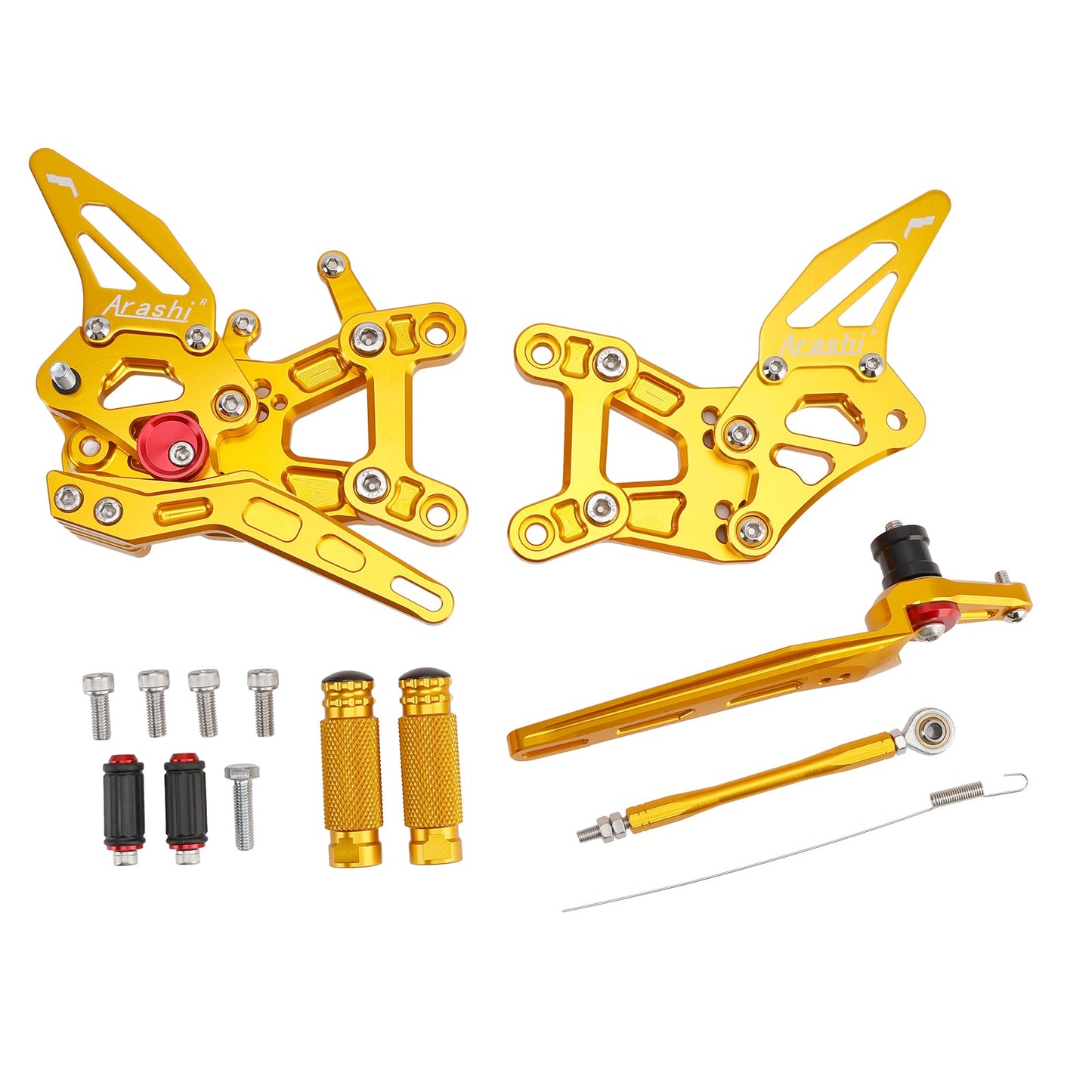 Pedane arretrate regolabili SP Racing per Honda CBR1000RR-R 2021-2025