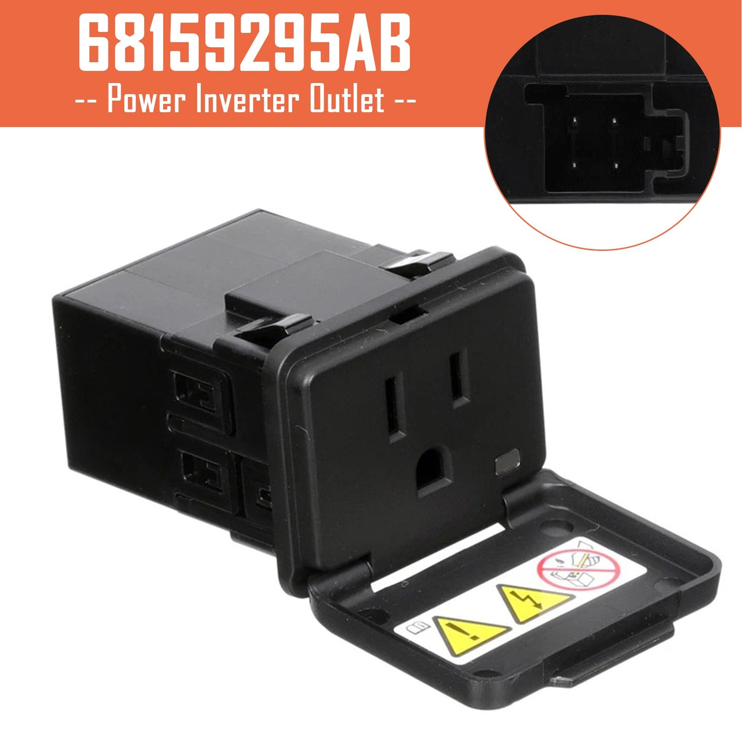 Presa inverter di potenza Ram 1500 2500 3500 4500 2013-2016 150W 68159295AB