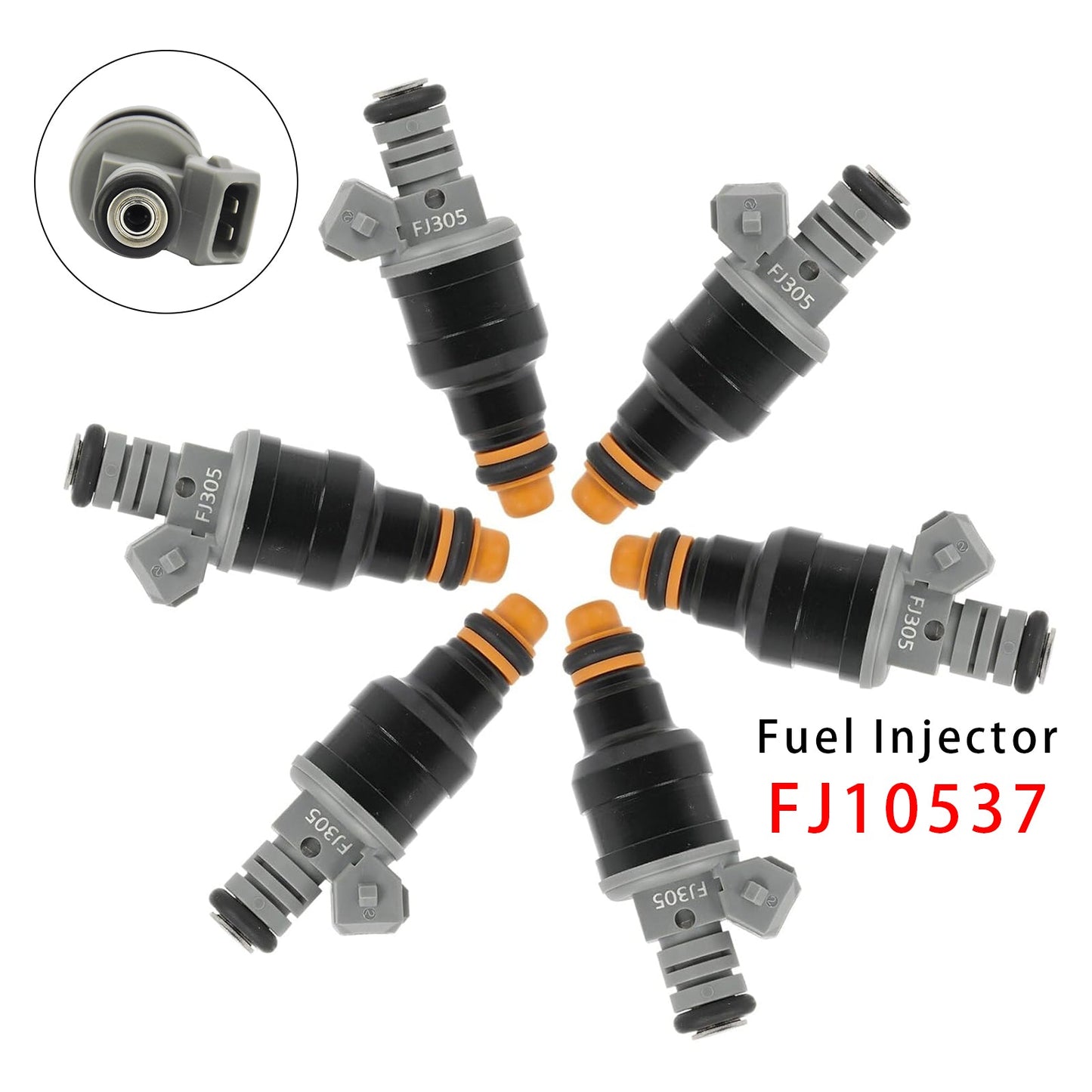 6 pezzi iniettori carburante per Ford Ranger Mazda B3000 1999-2000 Gas V6 3.0L FJ10537