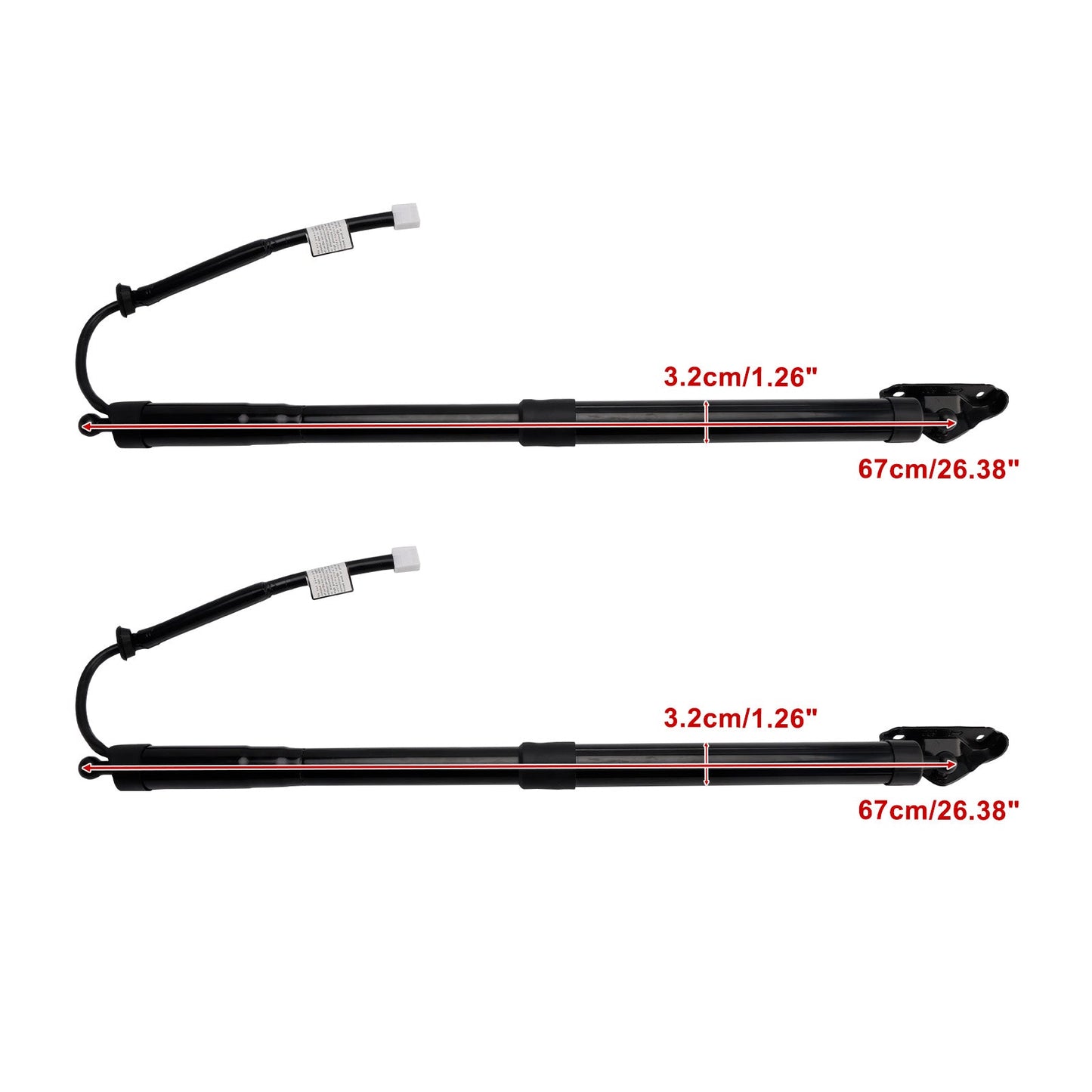 Supporto di sollevamento elettrico per portellone posteriore Toyota Highlander 2014-2019 2 pezzi 6891009120