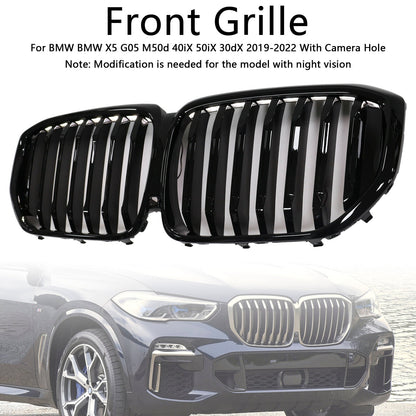 Griglia anteriore a rene nera lucida BMW X5 G05 M-Performance 2019-2022 51137454887