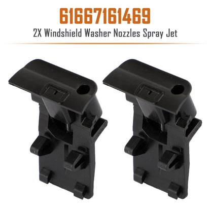 2X Ugelli lavavetri Getto di spruzzo per BMW X5 E70 06-10 61667161469
