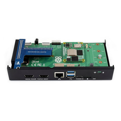 Modulo di elaborazione Raspberry Pi CM5 IO, scheda 5 IO, contenitore di dissipazione del calore in metallo