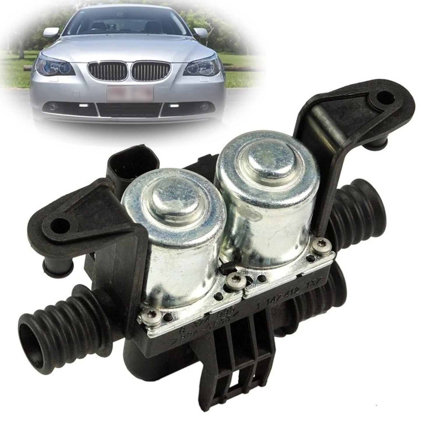 Valvola di controllo del liquido di raffreddamento del riscaldatore 64116906652 per BMW E60 E63 E64 E65 525i