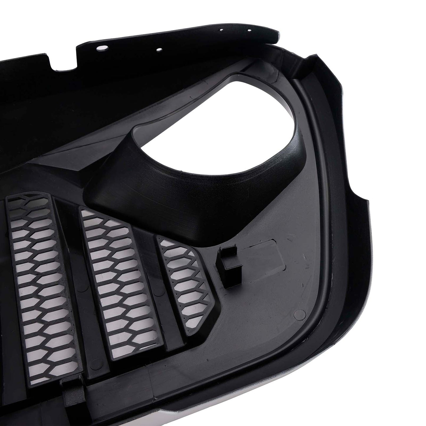 Griglia paraurti anteriore Vader bianca e nera per Jeep Wrangler JL JT 2018-2023