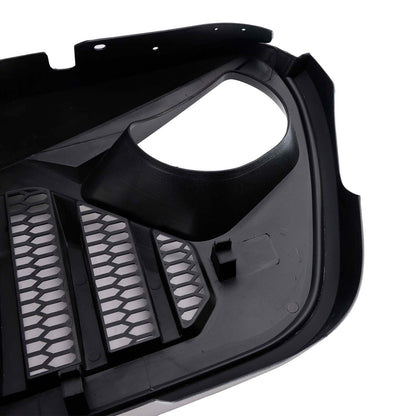 Griglia paraurti anteriore Vader bianca e nera per Jeep Wrangler JL JT 2018-2023