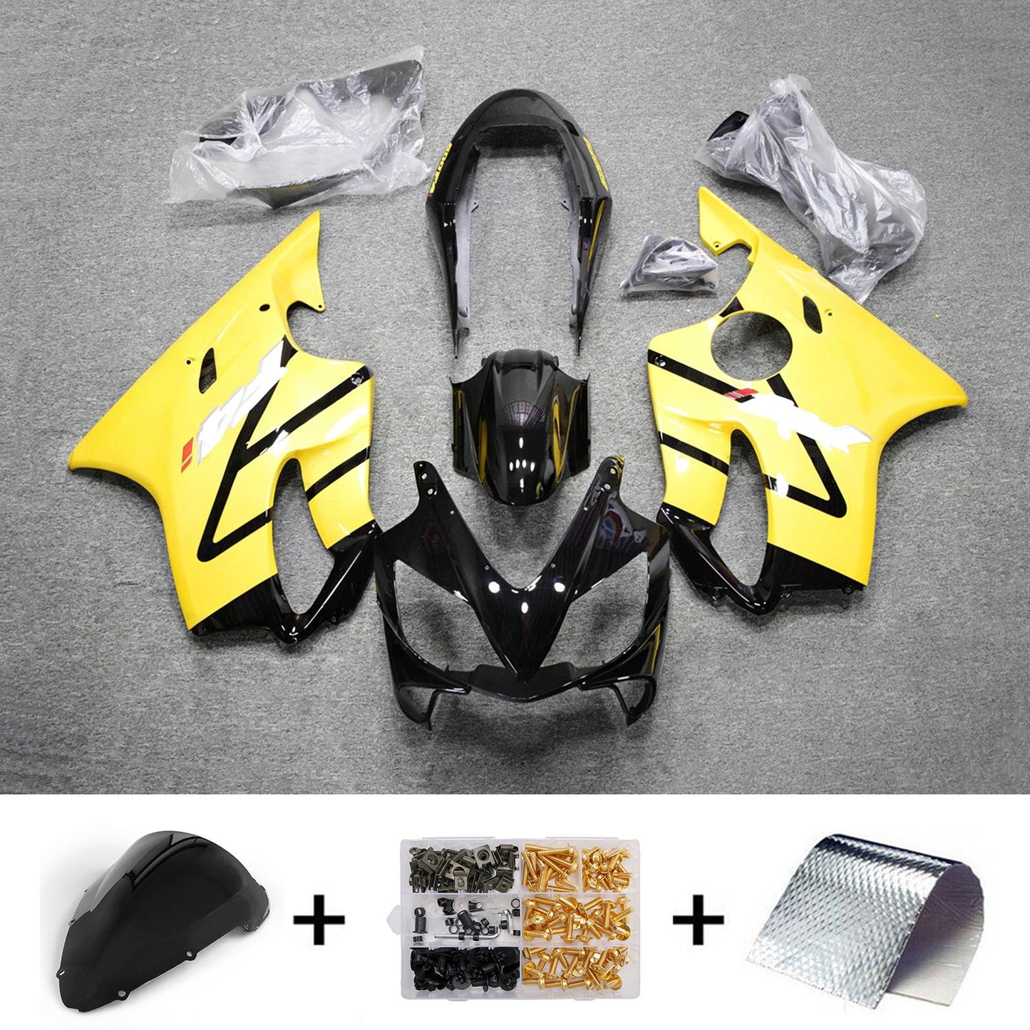 Kit di carene in plastica ABS stampate a iniezione per Honda CBR600 F4i 2004-2007