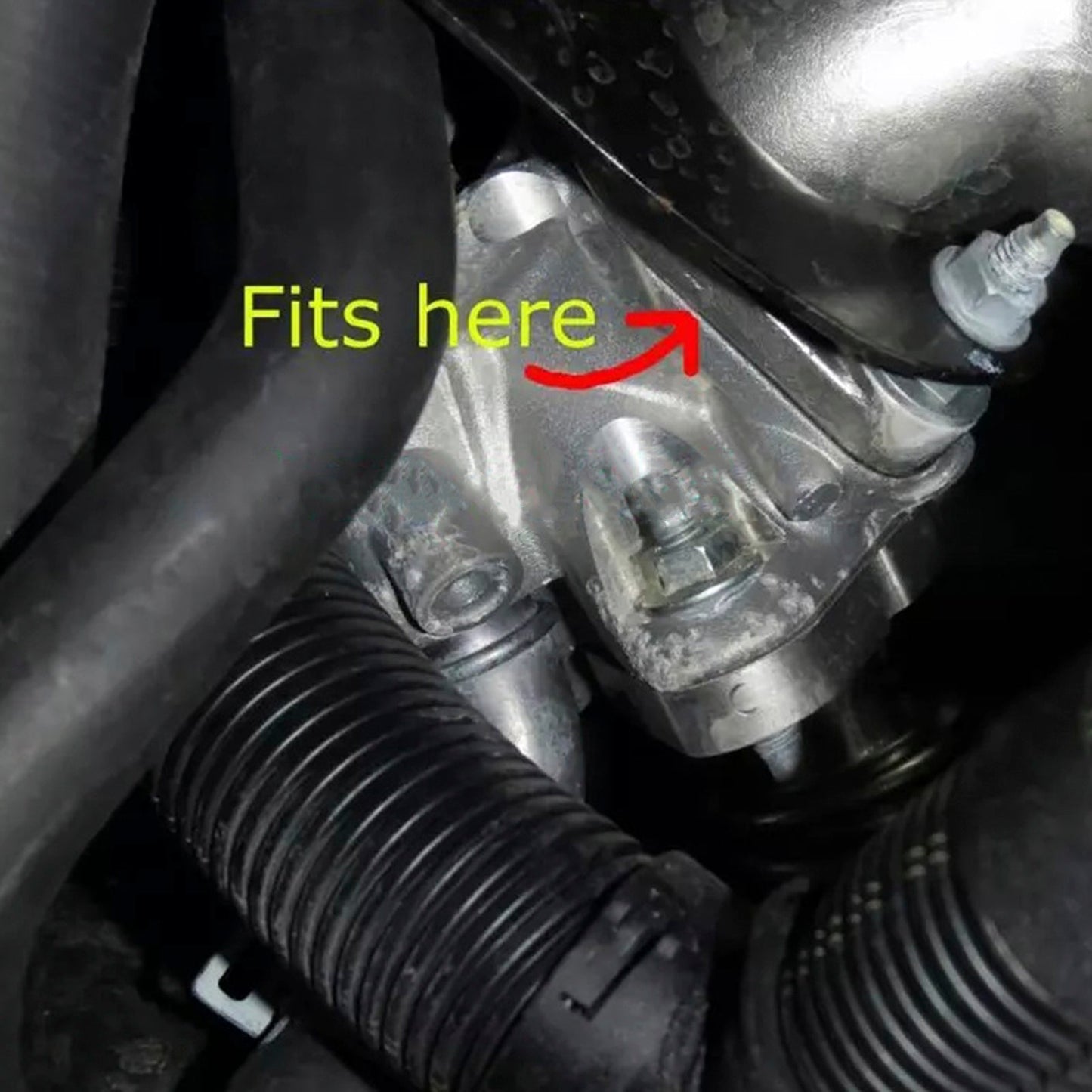 Piastra di blocco valvola EGR per Ford Transit Custom Euro5 e 6 2.2L 2.4 TDCi dal 2011 in poi