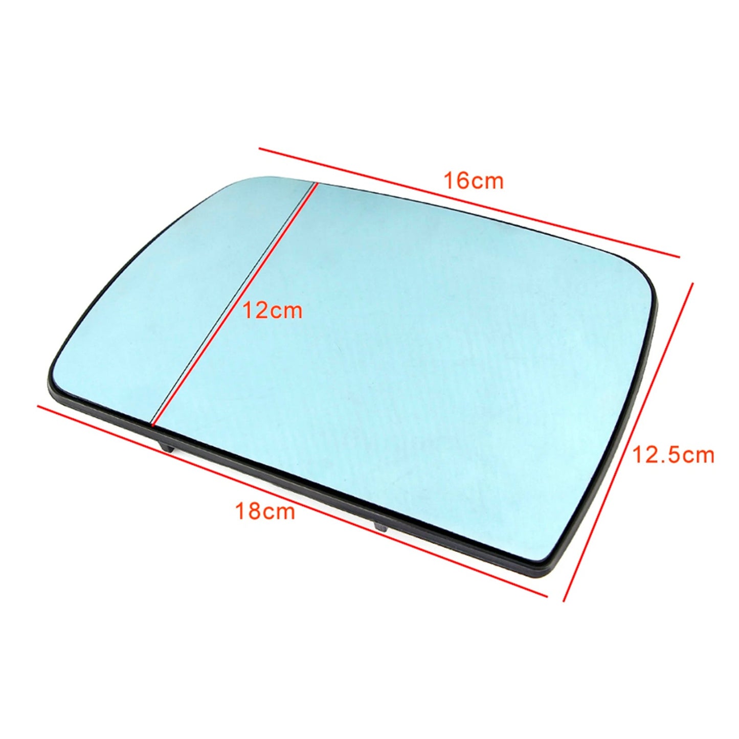 Specchietto retrovisore sinistro lato guida riscaldato blu per BMW X5 E53 1998-2006