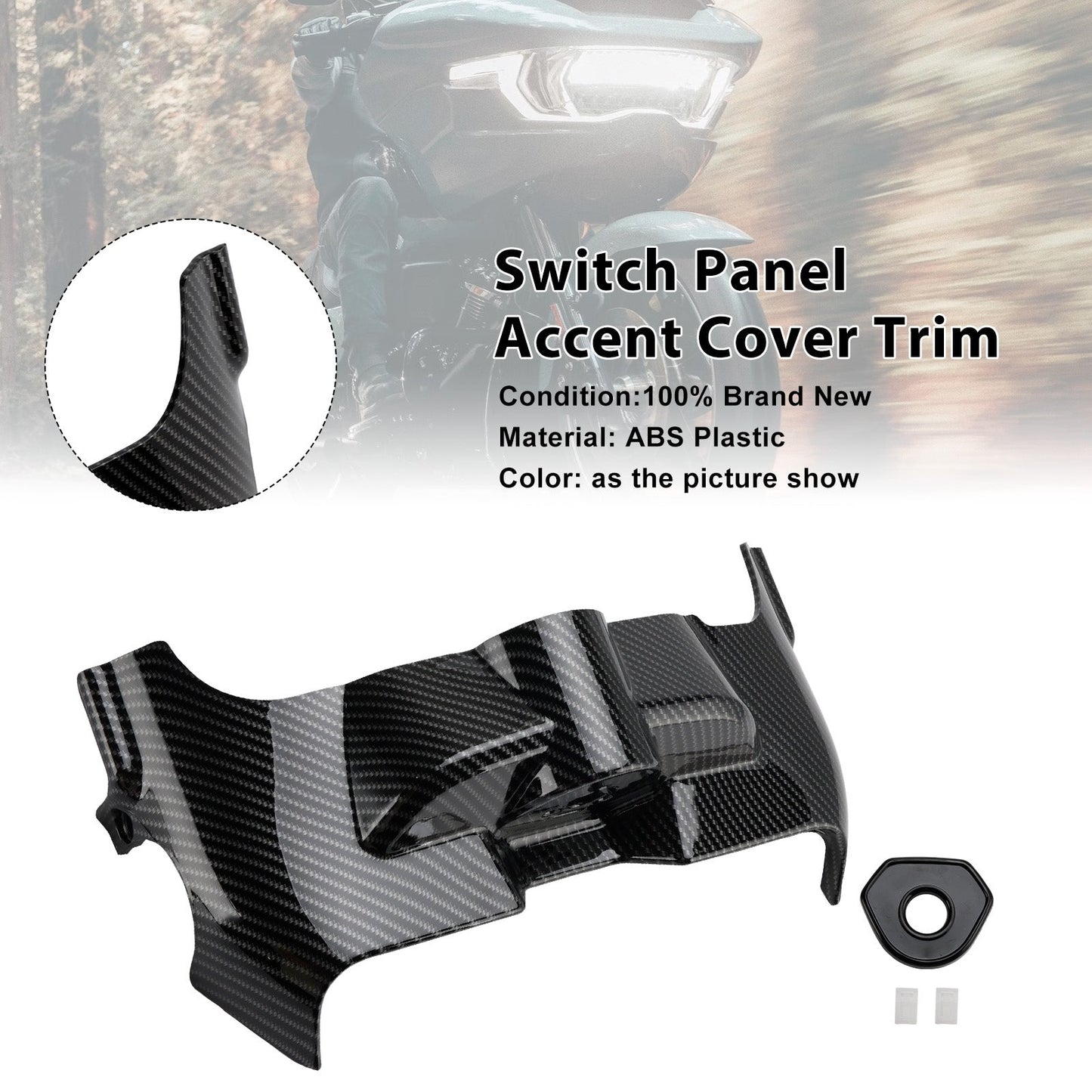 Rivestimento decorativo per pannello interruttori Touring Electra Street Glide 2023-2025