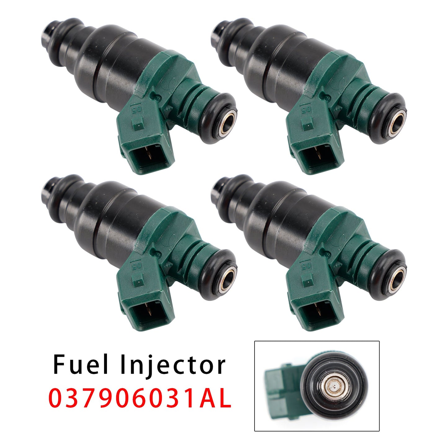 4 iniettori di carburante per VW Golf IV Audi A3 8L Seat Leon Skoda 037906031AL