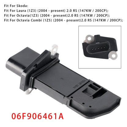 Sensore del flusso d'aria di massa per Audi A4 B7 S3 TT VW Golf GTI 2.0T 06F906461A