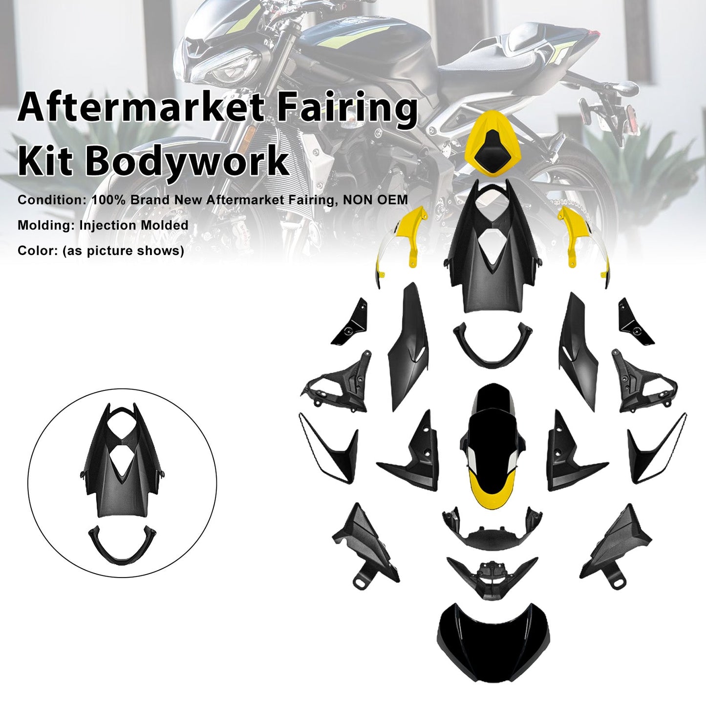 Kit di carene iniettabili per Street Triple 765 R/RS 2020-2022