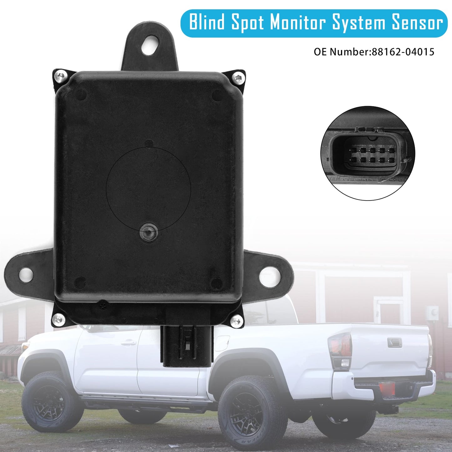 Sensore del sistema di monitoraggio dell'angolo cieco posteriore Toyota Tacoma 2016-2021 88162-04015