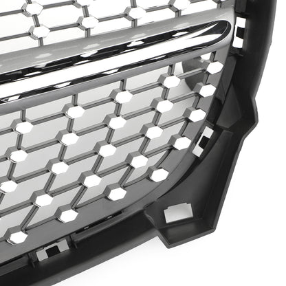 Per Mercedes-Benz R117 W117 CLA250 2013-2016 Griglia a stella Silver Diamond
