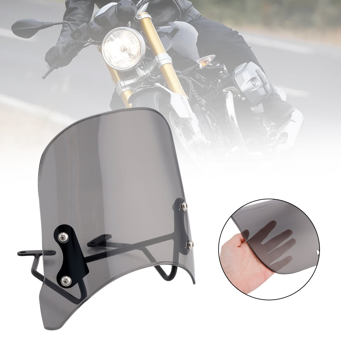 Parabrezza adatto per BMW R nineT Scrambler 2014-2024 Pure 2017-2024