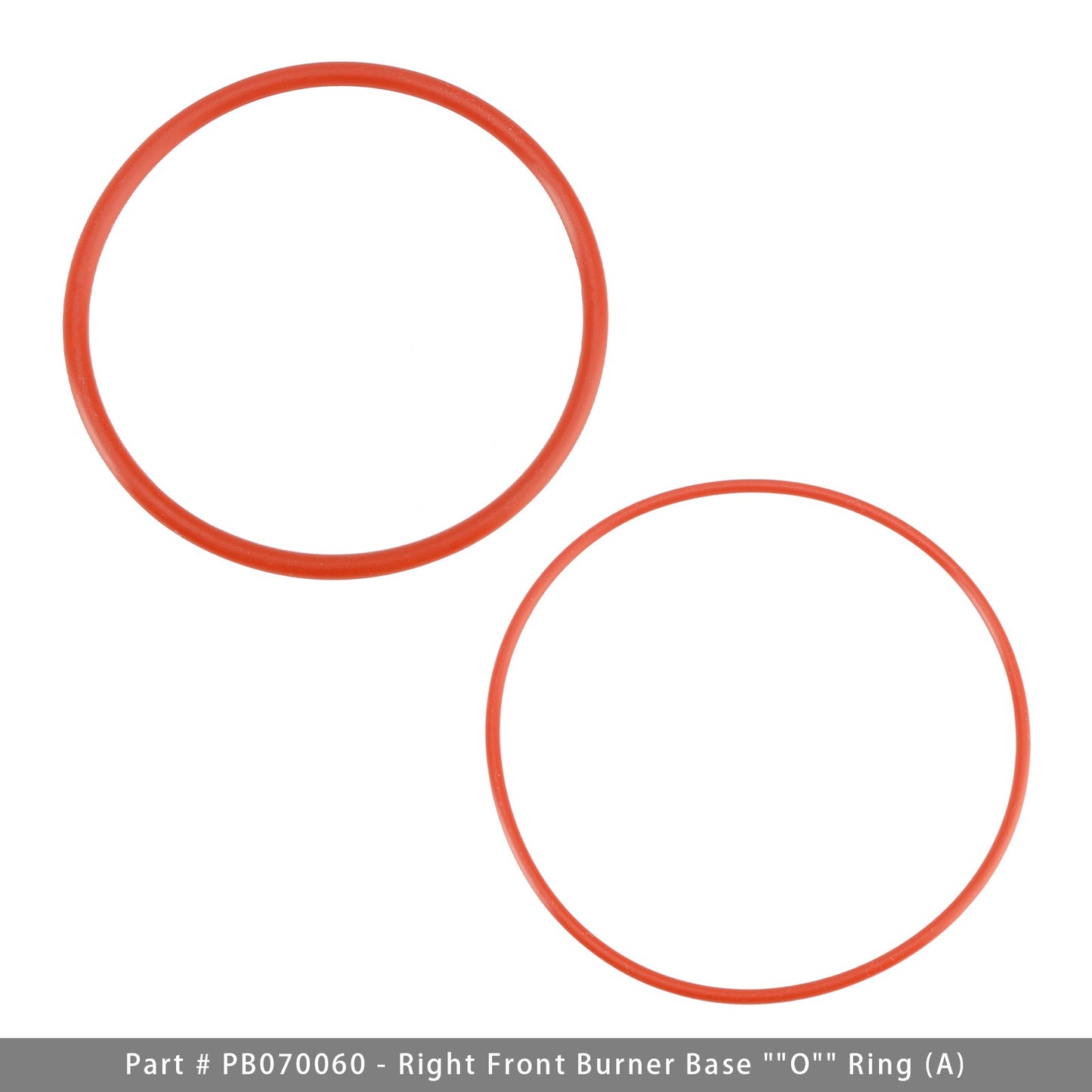 PB070060 (A)、 PB070063 (D) Set di O-ring per base bruciatore 2 pezzi