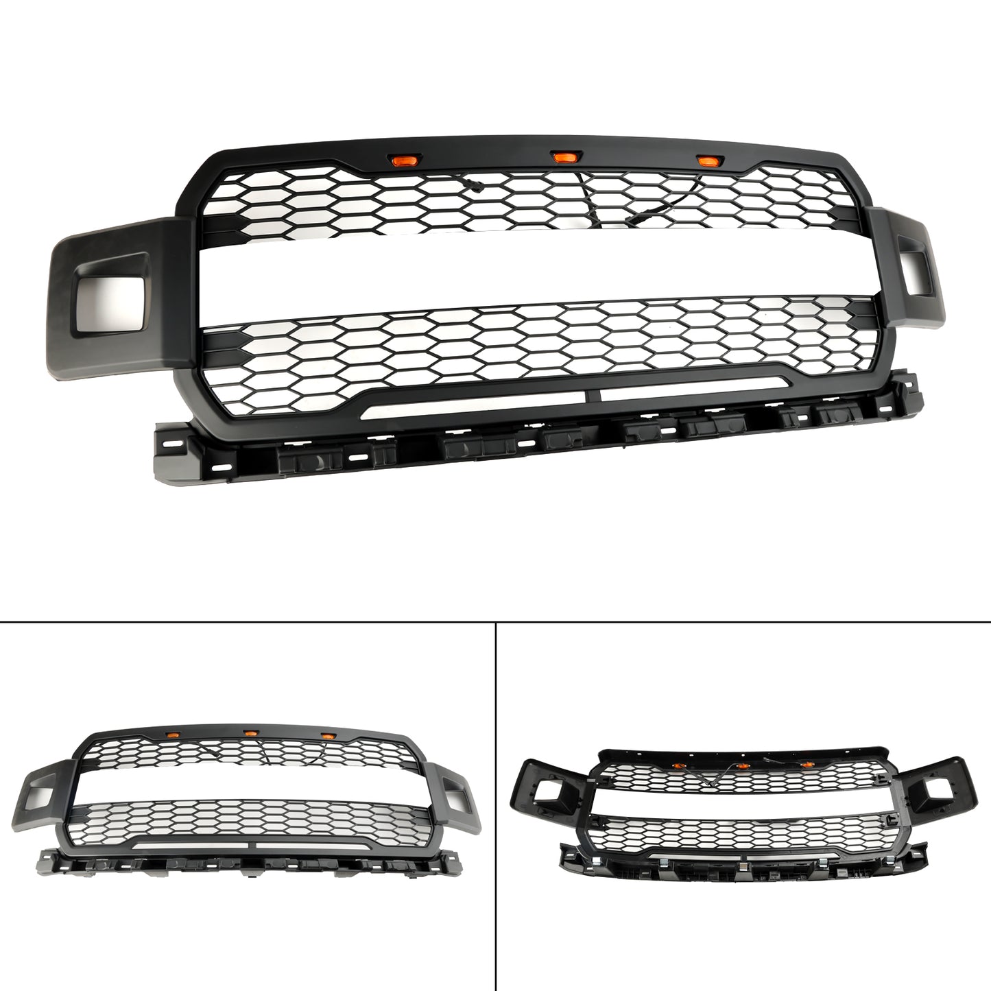 Griglia per paraurti anteriore con LED per Ford F150 2018-2020 Super Duty